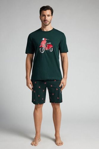 Scooter Print Short Cotton Pajamas Man - Intimissimi - Modalova