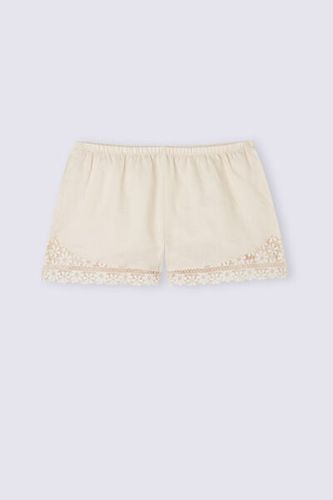 Romance Yourself Linen and Lace Shorts Woman Size M - Intimissimi - Modalova