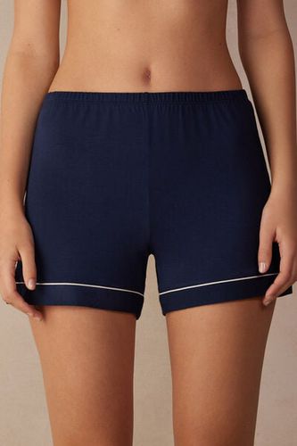 Modal Shorts with Contrast Trim Woman Size M - Intimissimi - Modalova
