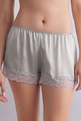 Silk Shorts Woman Pale Grey Size 3 - Intimissimi - Modalova