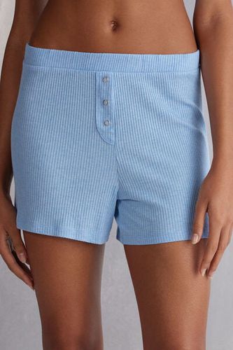 Chic Comfort Modal Shorts Woman Light Blue Size L - Intimissimi - Modalova
