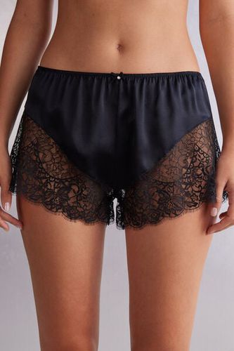 Living in Luxe Silk and Lace Shorts Woman Size XL - Intimissimi - Modalova