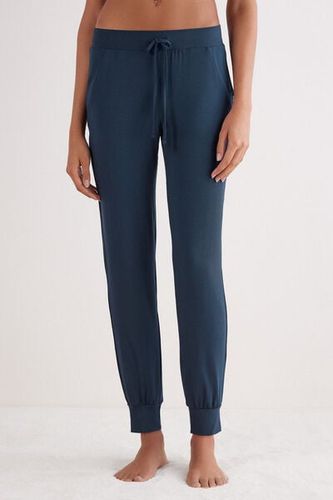 Modal Full Length Cuffed Pants Woman - Intimissimi - Modalova