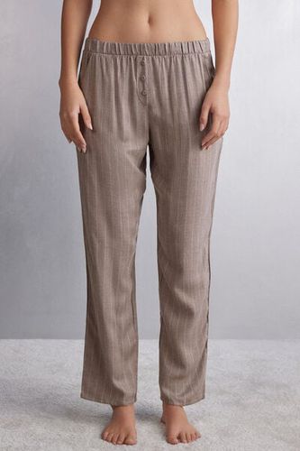Comfort First Full Length Woven Modal Pants Woman Natural Size M - Intimissimi - Modalova