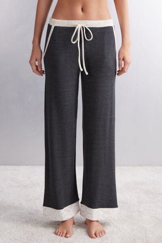 Baby It's Cold Outside Modal and Wool Full Length Palazzo Pants Woman Size M - Intimissimi - Modalova