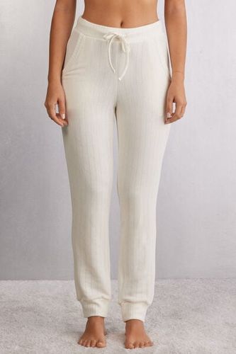 Royal Elegance Ribbed Pants Woman - Intimissimi - Modalova