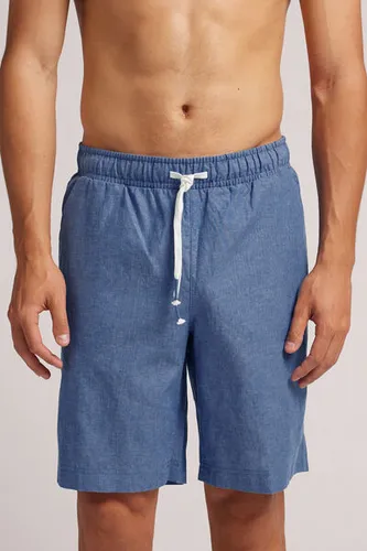 Linen and Cotton Shorts Man Light Blue Size XL - Intimissimi - Modalova