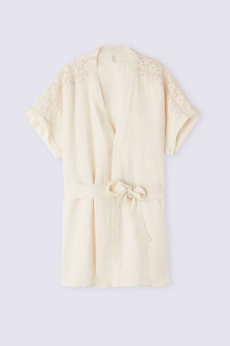 Romance Yourself Linen and Lace Kimono Woman Size S/M - Intimissimi - Modalova