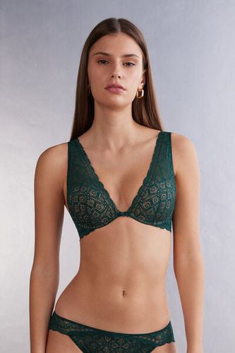 Elena Balconette Bra in Lace Woman Green Size 7B - Intimissimi - Modalova