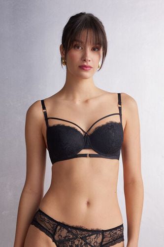 Intricate Surface Sofia Balconette Bra Woman Black Size 3E - Intimissimi - Modalova