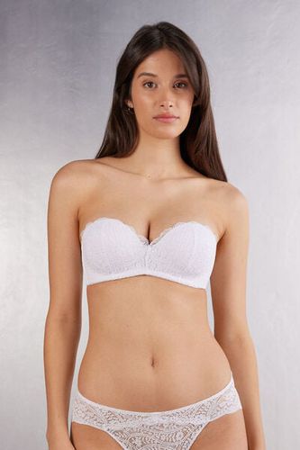 Flower Paisely Gioia Bandeau Bra Woman White Size 4B - Intimissimi - Modalova