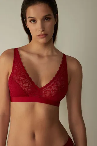 Lara Triangle Bra in Lace Woman Red Size 6B - Intimissimi - Modalova