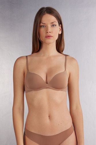 The Silky Touch Microfiber Gioia Super Push-Up Bra Woman Natural Size 1B - Intimissimi - Modalova