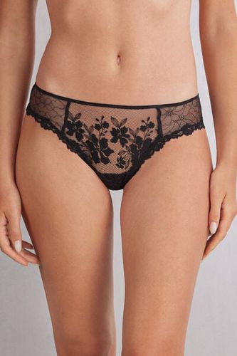 In Full Bloom Brazilian Woman Black Size 4 - Intimissimi - Modalova