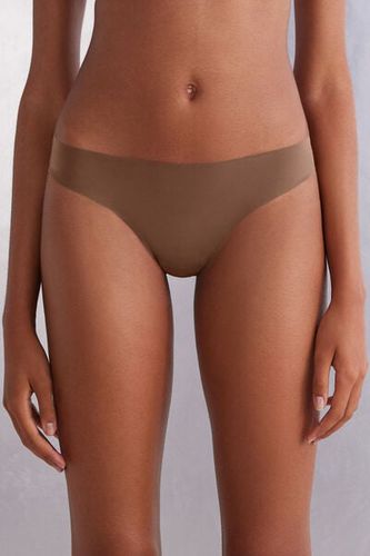Brazilian Panties in Seamless Ultra Light Microfiber Woman Natural Size 4 - Intimissimi - Modalova