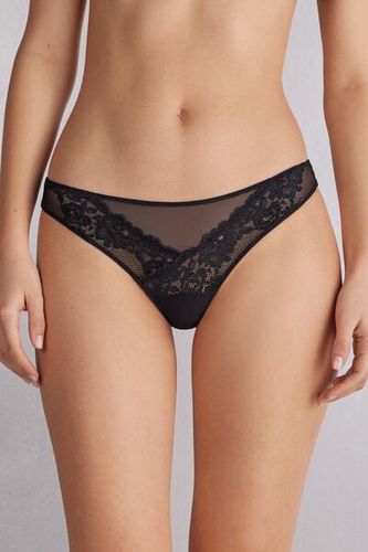 Pretty Flowers Brazilian Woman Black - Intimissimi - Modalova