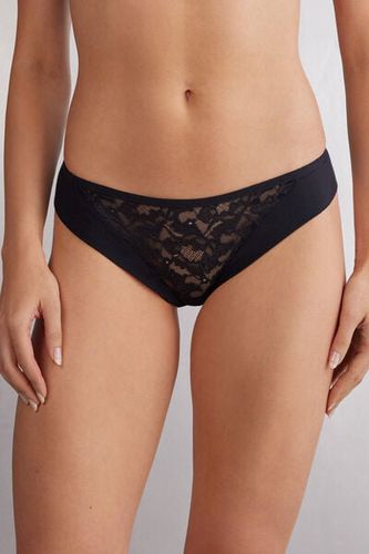 Delicate Pieces Lace Brazilian Woman Black Size 5 - Intimissimi - Modalova