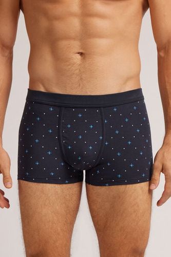 Micro Floral Print Superior Cotton Boxers Man Black Size 3 - Intimissimi - Modalova