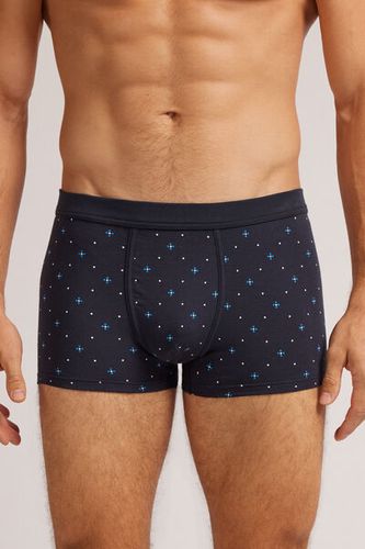 Micro Floral Print Superior Cotton Boxers Man Black Size 6 - Intimissimi - Modalova