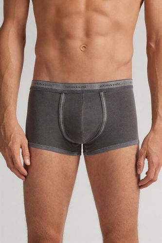 Stretch Superior Cotton Boxers Washed Collection Man - Intimissimi - Modalova
