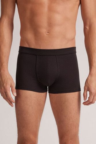 Dot Print Cotton Boxers Man Black Size 5 - Intimissimi - Modalova