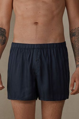 Woven Modal Boxers Man Blue Size L - Intimissimi - Modalova