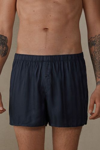 Woven Modal Boxers Man Blue Size XL - Intimissimi - Modalova