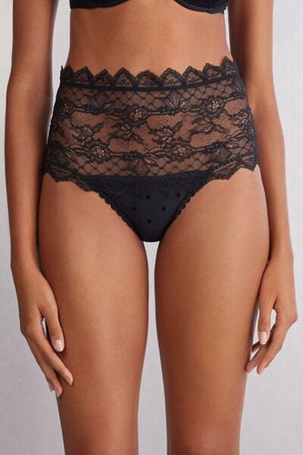 Winter of Love High Waist Hipster Brazilian Woman Black Size 5 - Intimissimi - Modalova