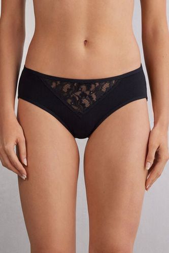 Delicate Pieces Lace Panties Woman Black Size 4 - Intimissimi - Modalova