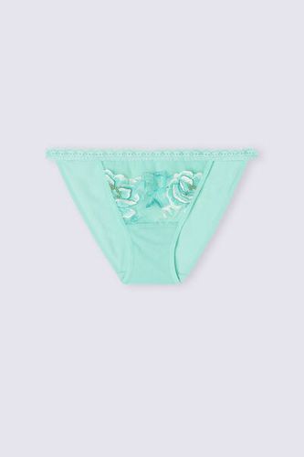 Emerald Flower String Panties Woman Size 4 - Intimissimi - Modalova