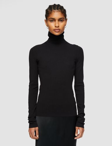 Silk Stretch High Neck Top - Joseph - Modalova