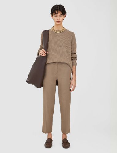 Stretch Linen Cotton Trina Trousers - Joseph - Modalova