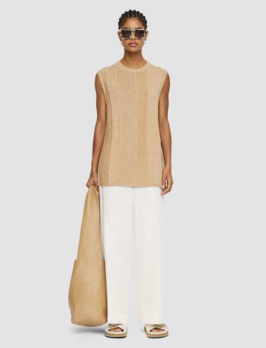 Linen Blend Knitted Tank Top - Joseph - Modalova