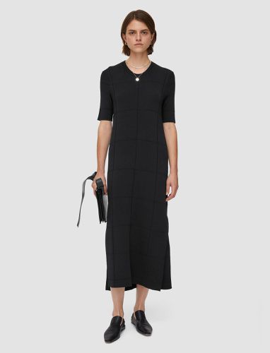 Grid Viscose Knitted Dress - Joseph - Modalova