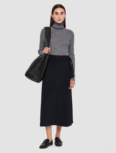 Pernette Fluid Twill Wool Skirt - Joseph - Modalova