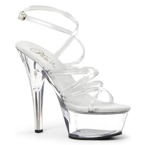 Chaussures sandales transparentes à brides - Pointure : 36 - Chaussures femmes Pleaser - Modalova