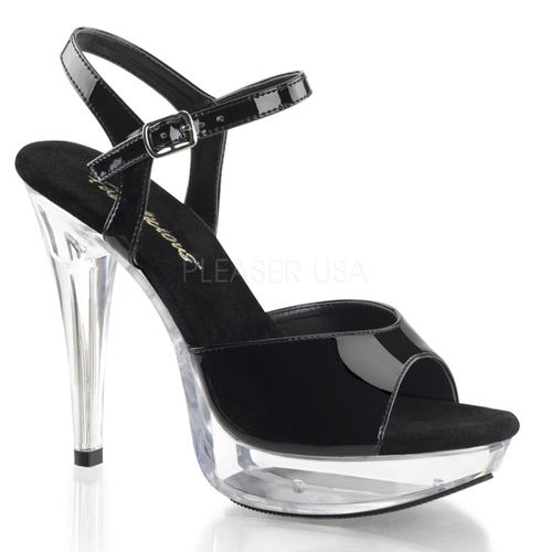 Sandale plateforme transparente - Pointure : 35 - Chaussures femmes Fabulicious - Modalova