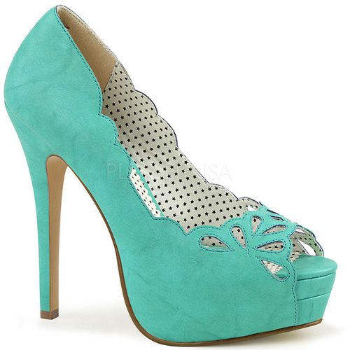Escarpins vintages coloris pistache - Pointure : 36 - Chaussures femmes Pinup Couture - Modalova