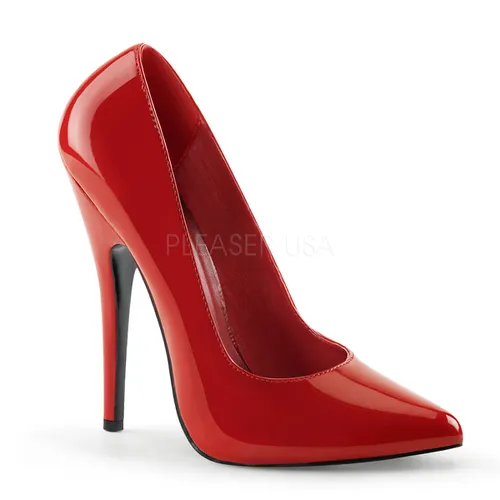 Escarpis sexy rouges vernis - Pointure : 35 - Devious - Modalova