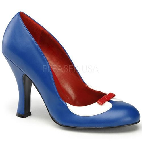 Escarpins français bleu blanc rouge - Pointure : 35 - Chaussures femmes Pinup Couture - Modalova