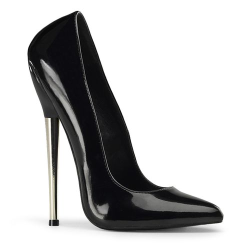 Escarpin Dominatrice noir vernis - Pointure : 35 - Chaussures femmes Devious - Modalova