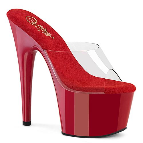 Mules plateforme rouge - Pointure : 46 - Pleaser - Modalova