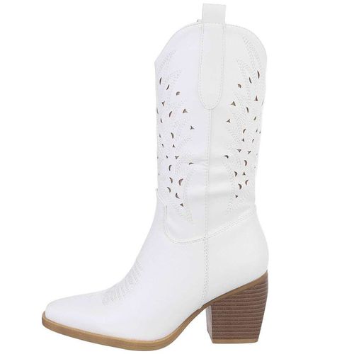Botte western blanche - Pointure : 41 - Bott-in - Modalova