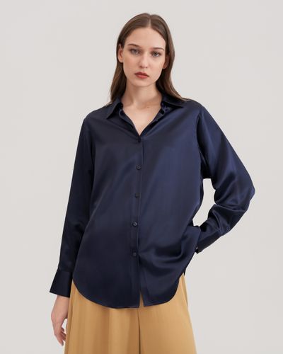 LILYSILK Chemisier En Soie Chemise Lotus En Soie Oversize - LILYSILK - Modalova