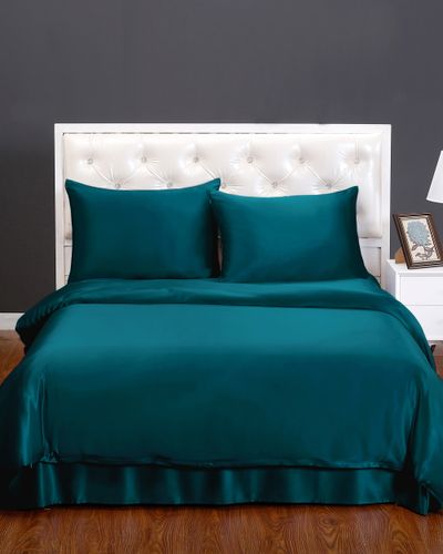 LILYSILK Linge De Lit Soie Sans Couture Plus De Luxe 100 Soie Glissez-Vous Dans Un Sommeil Profond 240x220cm+2x50x75cm - LILYSILK - Modalova