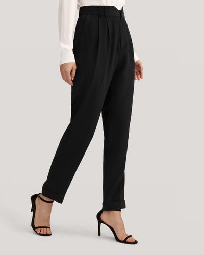 LILYSILK Pantalon Soie Sauvage Fermeture Boutonnée 18 Momme Crêpe De Chine Soie Léger Et Respirant Pantalon 52 - LILYSILK - Modalova