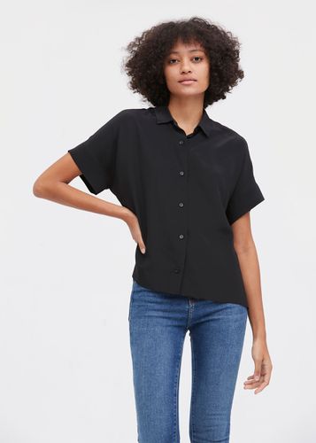 LILYSILK T Shirt En Soie Manches Courtes, Bouton Classique 100% Soie De Mûrier Sûr Et Non Toxique Chemises - LILYSILK - Modalova