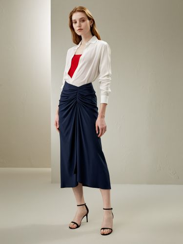 LILYSILK Jupe Longue En Soie Jambes Ouvertes, Jupe Drapée 100% Crêpe De Chine Convient À Toutes Les Saisons 34 - LILYSILK - Modalova