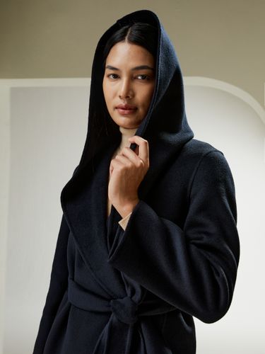 LILYSILK Manteau À Capuche Met En Valeur La Taille 50% Cachemire Et 50% Laine Un Must Pour L'Automne Et L'Hiver L - LILYSILK - Modalova