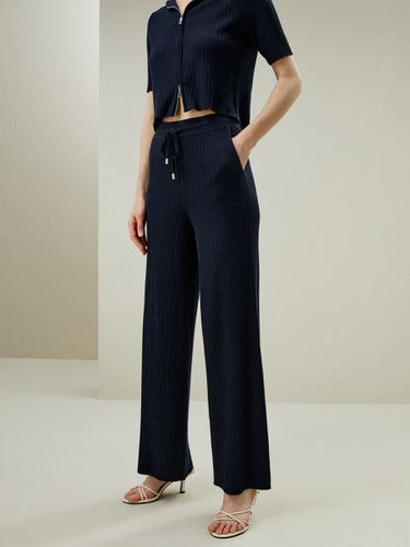 LILYSILK Pantalon Laine À Jambes Larges, Ceinture À La Taille Laine Et Soie Un Toucher Incroyablement Doux Et Confortable S - LILYSILK - Modalova